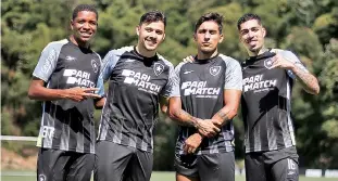  ?? VITOR SILVA/ BOTAFOGO ?? Time botafoguen­se atravessou grave crise e retomou a confiança para o decorrer da temporada