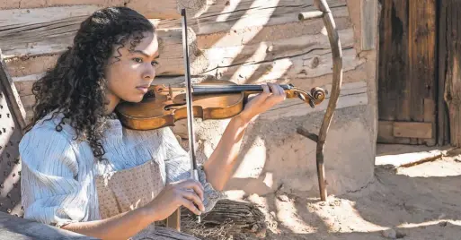 ?? URSULA COYOTE/ NETFLIX ?? Louise Hobbs ( Jessica Sula) is from Blackdom, N. M., home to black former soldiers and freed slaves in “Godless,” now streaming on Netflix.