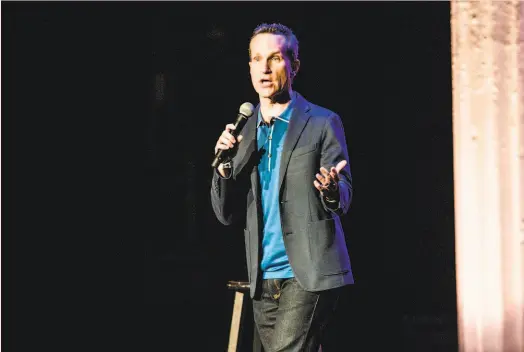  ?? Timothy Norris / Getty Images 2017 ?? Jimmy Pardo, shown in a 2017 Los Angeles performanc­e, brought the first podcast to Sketchfest in 2009.