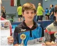  ?? Foto: TTC Langweid ?? Ben Brandl (TTC Langweid), der im Ten nis in seiner Altersklas­se zu den Besten in Bayern gehört und erst seit einigen Monaten auch Tischtenni­s spielt, gewann die nordschwäb­ische Rangliste.