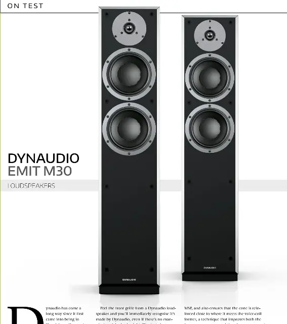 DYNAUDIO EMIT M30 LOUDSPEAKE­RS PressReader