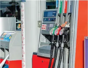  ??  ?? INFLATION UP:
Fuel increase by 1.3 percent