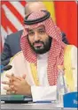  ??  ?? El príncipe heredero de Arabia Saudí, Mohammed bin Salman, involucrad­o en sonado crimen