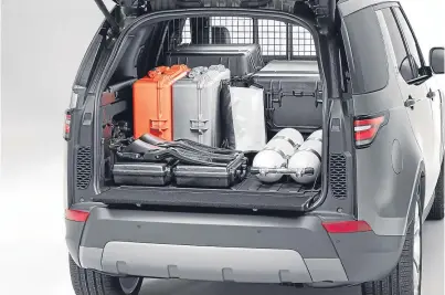  ??  ?? The Land Rover Discovery Commercial is one of the most luxurious and capable load carriers.