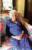  ??  ?? Simbolo Giuseppina Fattori, 98 anni