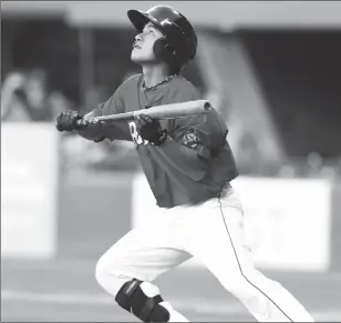  ?? Photo by Louriann Mardo-Zayat / lmzartwork­s.com ?? After playing third base for the Red Sox, Tzu-Wei Lin has spent his time with Pawtucket in the outfield. Lin was the team’s starting centerfiel­d for the second straight night against Norfolk.