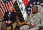  ??  ?? Biden and Austin in Iraq in 2011