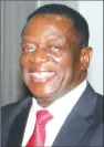  ??  ?? President Mnangagwa