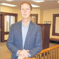  ?? JIM DAY/THE GUARDIAN ?? Charlottet­own CAO Peter Kelly is shown on the second floor of City Hall last week.