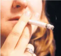  ??  ?? Latest Public Health England figures show that the fall in smokers in Halton is encouragin­g