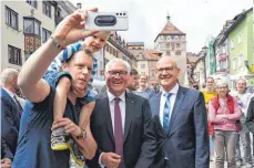  ?? FOTO: STADT ROTTWEIL ?? Ein Selfie mit dem Bundespräs­identen.