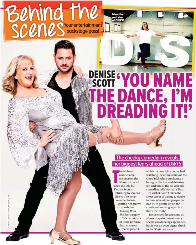  ??  ?? Meet the real star of DWTS!