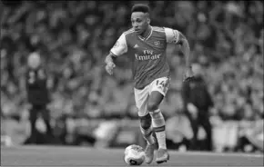 ??  ?? Pierre-Emerick Aubameyang kan zijn contract bij Arsenal verlengen voor drie jaar. (Foto: Goal)