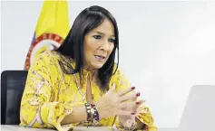  ?? Cortesía ?? Susana Correa, ministra de Vivienda.