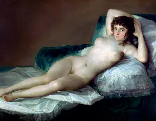  ??  ?? Figure
«La maya desnuda» (1800), il famoso dipinto dell’artista spagnolo Francisco Goya