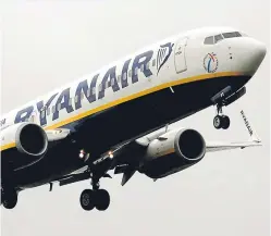  ??  ?? Ryanair profits were up last year but the airline is continuing to face challenges.