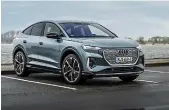  ??  ?? Audi Q4 Sportback e-tron