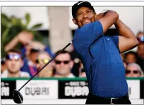  ??  ?? SETBACK: Woods withdrew from the Dubai Desert Classic