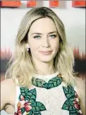  ?? JOHN PHILLIPS / GETTY ?? Emily Blunt