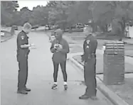  ??  ?? A video of Dorothy Bland’s
encounter with police can be interprete­d in at least two distinctly different ways.