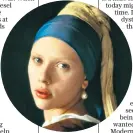  ??  ?? Tracy Chevalier, above; Scarlett Johansson in the film of Girl With a Pearl Earring, below