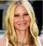  ??  ?? Lifestyle advice: Gwyneth Paltrow