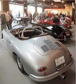  ??  ?? Far right: European Collectibl­es gathered together a beautiful pack of Porsche Speedsters, all of which were genuine, naturally