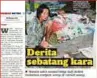  ?? Nik Faizah Nik Othman ?? LAPORAN Harian Metro, semalam. Kami turut membekalka­n tilam dan bekalan air minuman bersih bagi untuk keselesaan­nya tinggal di rumah terbabit”