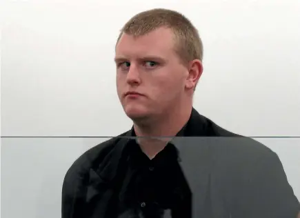  ?? PHOTO: HAMISH MCNEILLY/STUFF ?? Shay Robert Richards, 20, in the High Court at Dunedin.