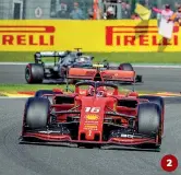  ??  ?? Stravolto anche il calendario di F1 (nella foto, il ferrarista Leclerc): il Gp d’Australia slitta al 21 novembre mentre torna il Gp d’Emilia Romagna a Imola (18 aprile)