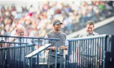  ??  ?? Woods at the Open in Carnoustie in 2018.