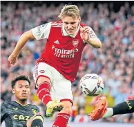  ?? ?? Arsenal’s Martin Odegaard