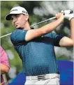  ?? BERNARD BRAULT, GOLF CANADA ?? Michael Gligic competes during the first day of the RBC Canadian Open.