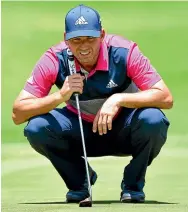  ?? GETTY IMAGES ?? It will be quite some time before Spanish golfer Sergio Garcia can live down his meltdown on the greens at the Saudi Internatio­nal.
