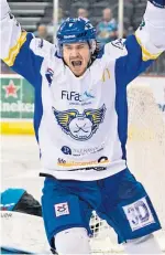  ??  ?? Chase Schaber was on the mark for Fife in their defeat in Manchester.