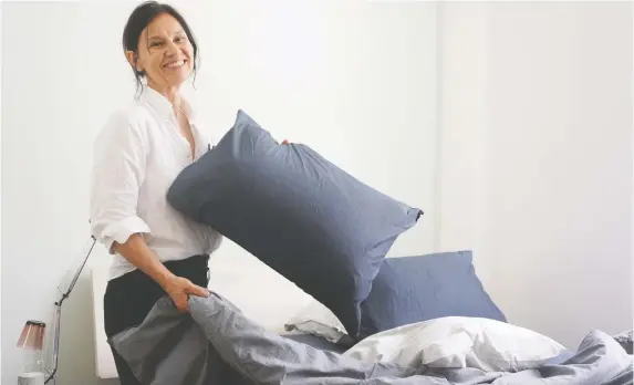  ?? PHOTOS: AREA ?? Designer Anki Spets started her bedding company, Area, because when she moved to North America from Sweden 30 years ago, she could find nothing to her taste.