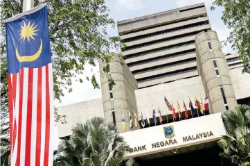  ??  ?? Analysts have maintained their view that BNM could hold the OPR steady at 3.25 per cent in 2019, on the back of growth moderation and inflation remaining subdued. – AFP photo