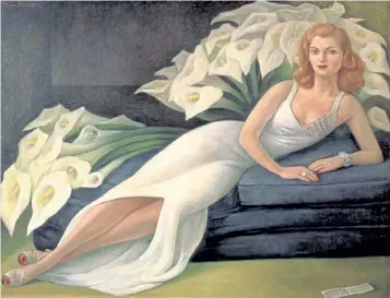  ?? Provided by Denver Art Museum ?? Diego Rivera’s 1943 portrait of Natasha Gelman is among the 150 rare works of art in the “Mexican Modernism” exhibition, which opens Oct. 25.