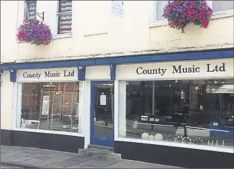  ??  ?? County Music in Canterbury has closed