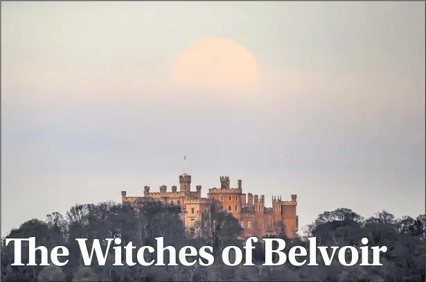  ??  ?? ■
A pink supermoon over Belvoir Castle in Leicesters­hire. Photo Danny Lawson/PA Wire