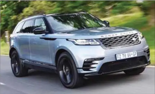  ??  ?? Range Rover Velar