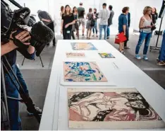  ?? Foto: Valeriano di Domenico, afp ?? Groß war der Medienandr­ang bei der Präsentati­on der ersten Bilder aus der Samm lung Gurlitt im Kunstmuseu­m Bern.