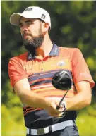  ?? Kevin C. Cox / Getty Images ?? Troy Merritt, after tying a course record with a 62, leads the PGA Tour’s first playoff event by one shot.