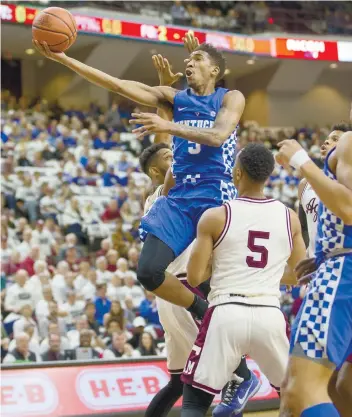  ??  ?? MAKE WAY FOR THE
MONK. Malik Monk is on top of the list of prospects for pointguard for Thursday’s NBA draft.