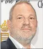  ??  ?? Harvey Weinstein