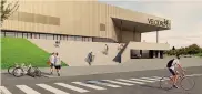  ??  ?? Il progetto.Il rendering del nuovo velodromo di Spresiano