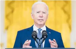  ?? EVAN VUCCI/AP ?? President Joe Biden will address the United Nations General Assembly on Tuesday during the world body’s gathering this week in New York City. He is also scheduled to host a virtual COVID-19 summit and meet with global leaders at the White House.