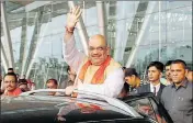  ?? PTI FILE ?? BJP launched its campaign for the Gujarat polls with Amit Shah’s town hall programme in Ahmedabad on September 10.