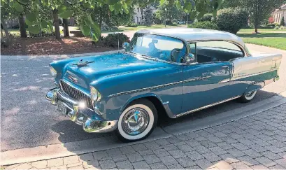  ?? FRANK MOORE ?? As a kid watching a brand-new 1955 Chevy drive by his house, Frank Moore vowed one day he would own a car like that.