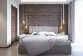  ??  ?? In the bedroom you can use different kinds of lighting like LED lights, warm white fluorescen­t lights or even incandesce­nt.